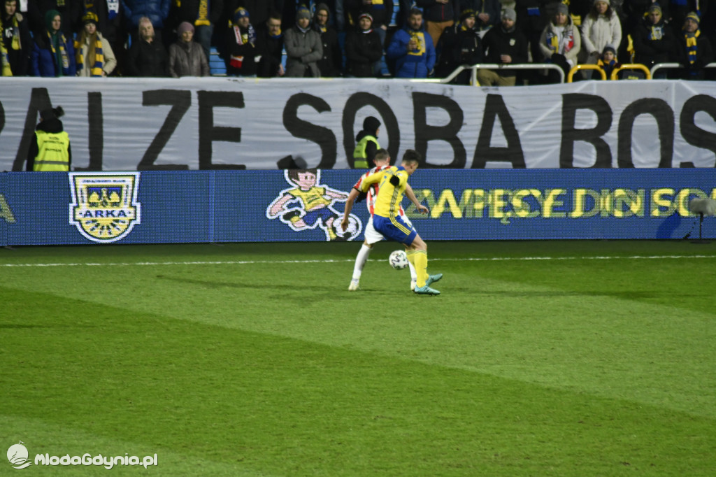Arka Gdynia 0-1 Cracovia Kraków - 07.02.2020r.