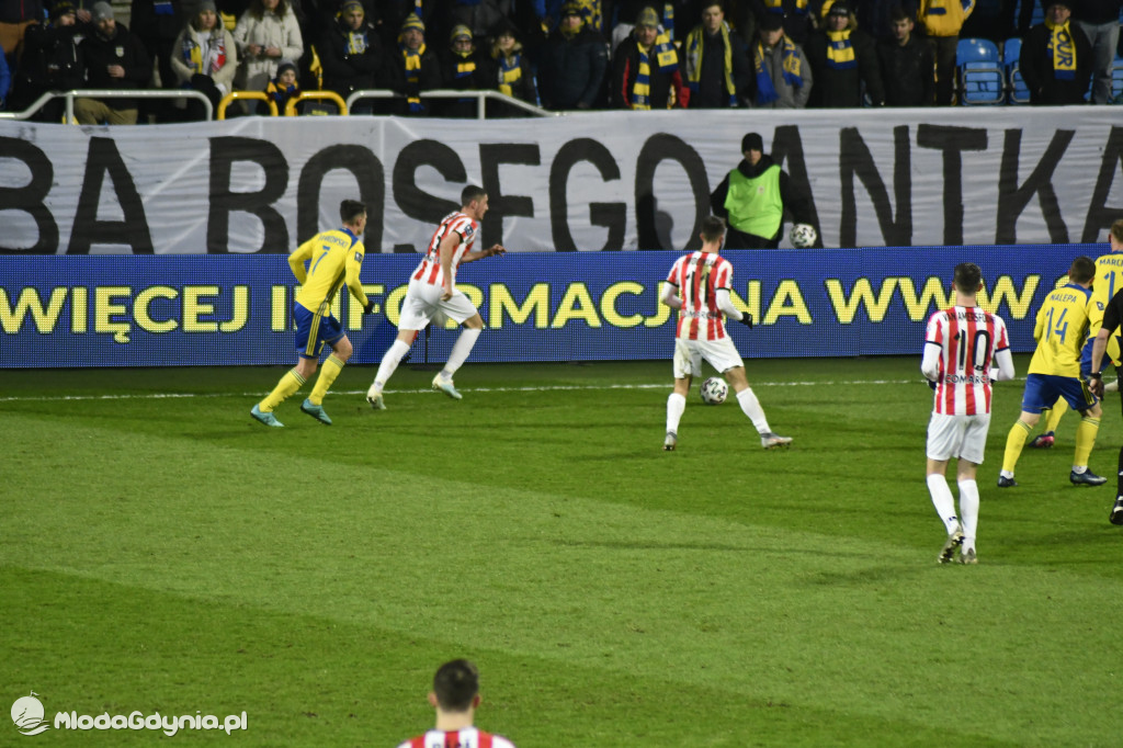 Arka Gdynia 0-1 Cracovia Kraków - 07.02.2020r.