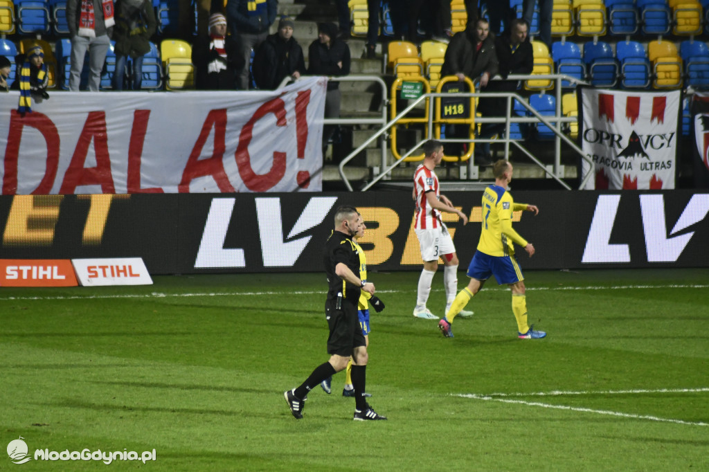 Arka Gdynia 0-1 Cracovia Kraków - 07.02.2020r.