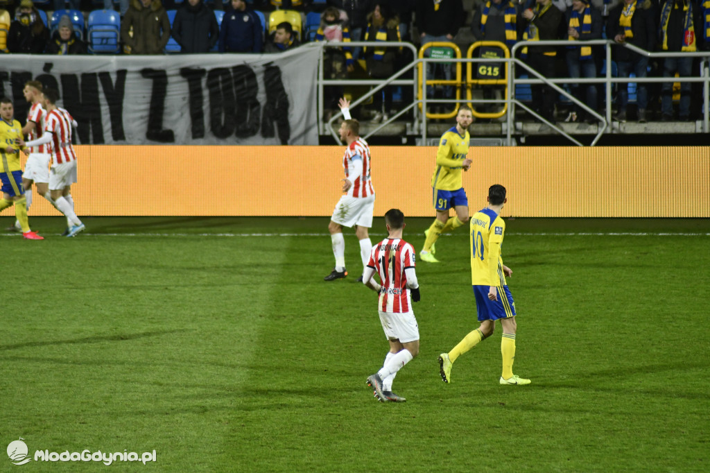 Arka Gdynia 0-1 Cracovia Kraków - 07.02.2020r.