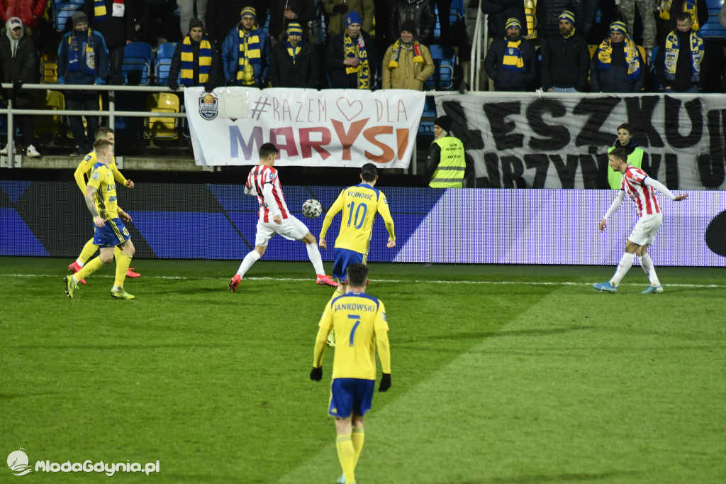 Arka Gdynia 0-1 Cracovia Kraków - 07.02.2020r.
