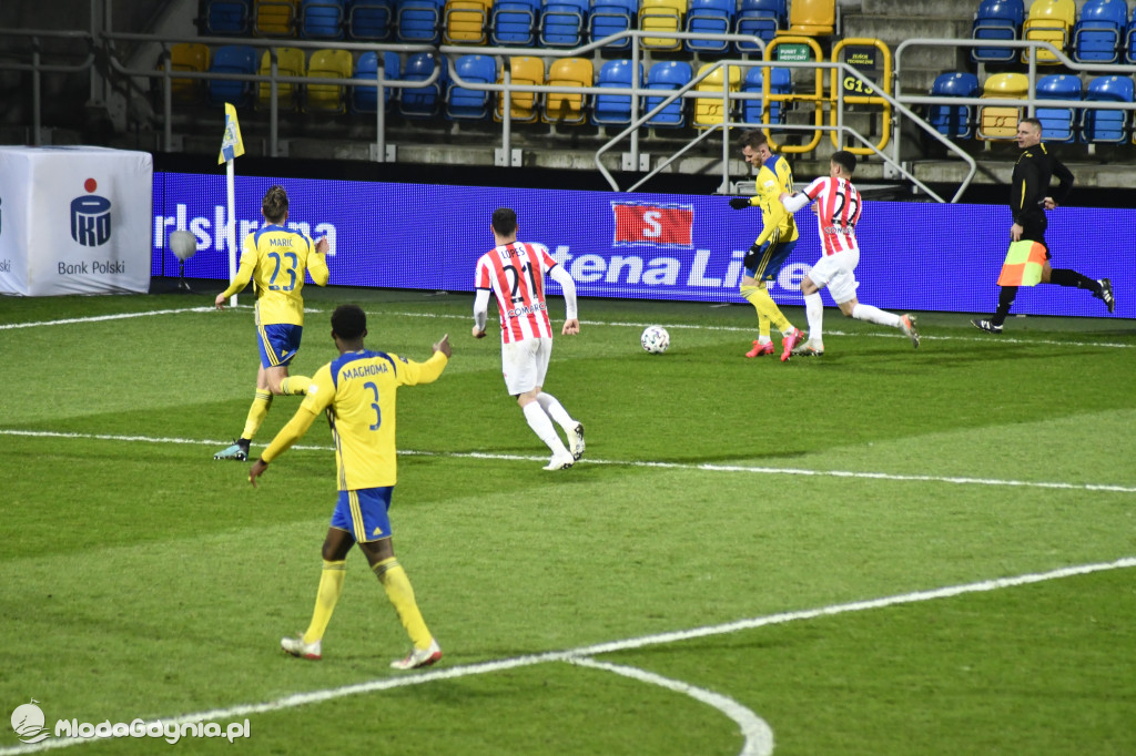 Arka Gdynia 0-1 Cracovia Kraków - 07.02.2020r.