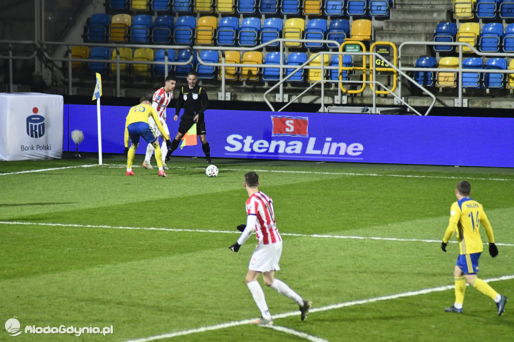 Arka Gdynia 0-1 Cracovia Kraków - 07.02.2020r.