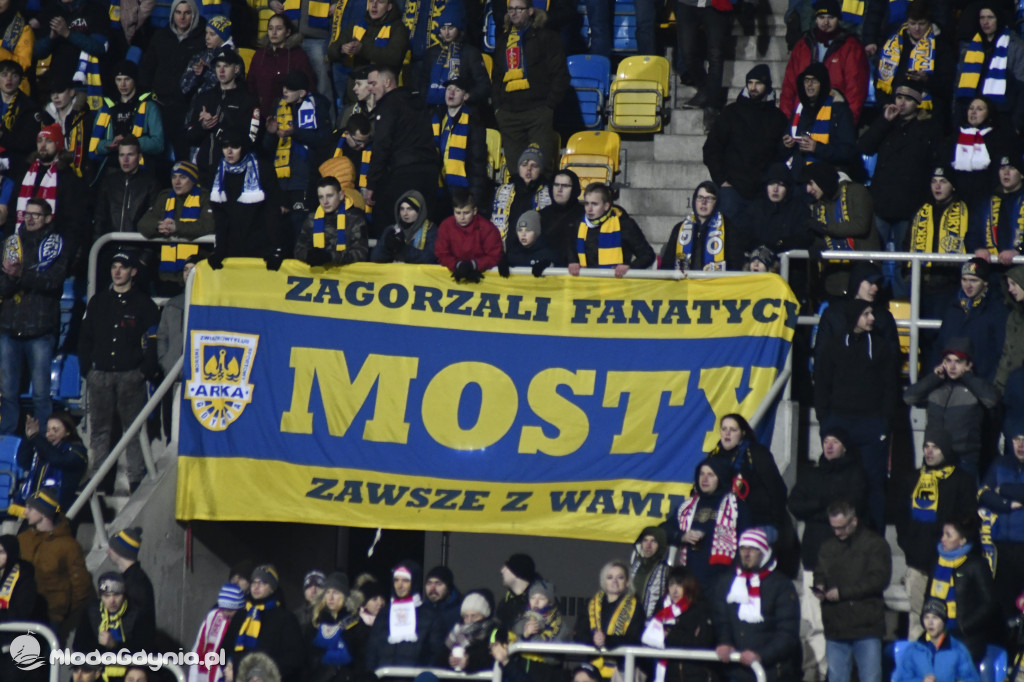 Arka Gdynia 0-1 Cracovia Kraków - 07.02.2020r.