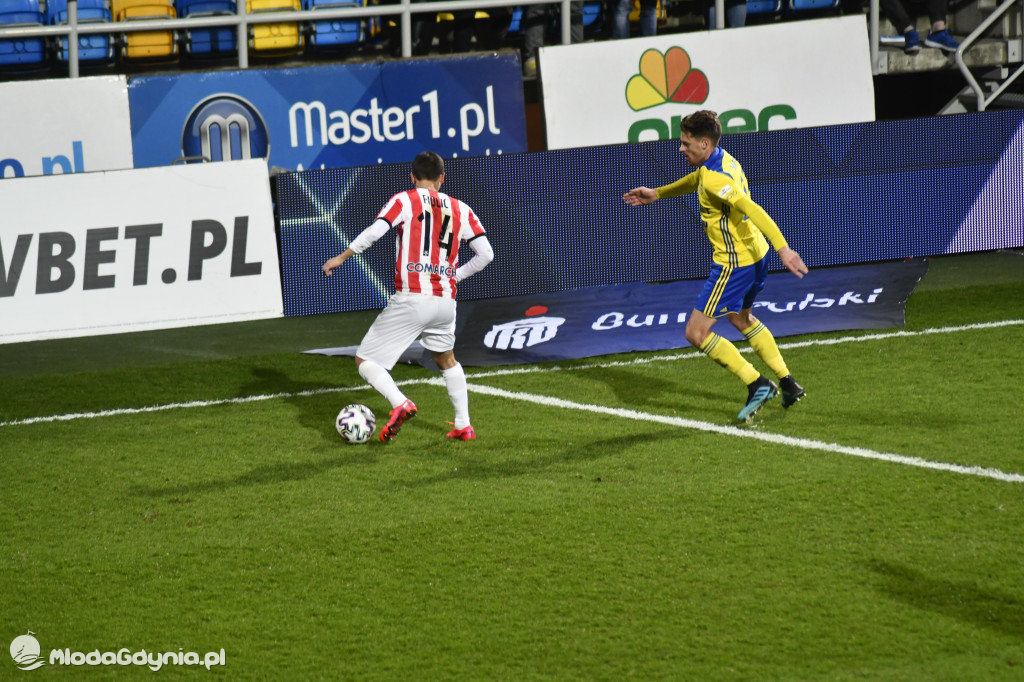 Arka Gdynia 0-1 Cracovia Kraków - 07.02.2020r.