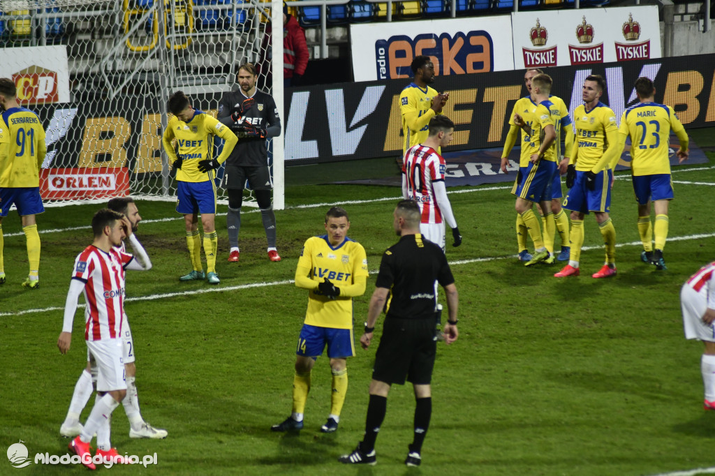 Arka Gdynia 0-1 Cracovia Kraków - 07.02.2020r.