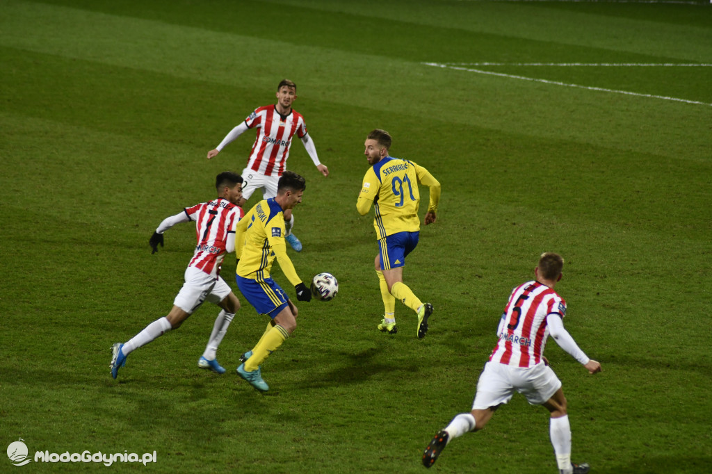 Arka Gdynia 0-1 Cracovia Kraków - 07.02.2020r.