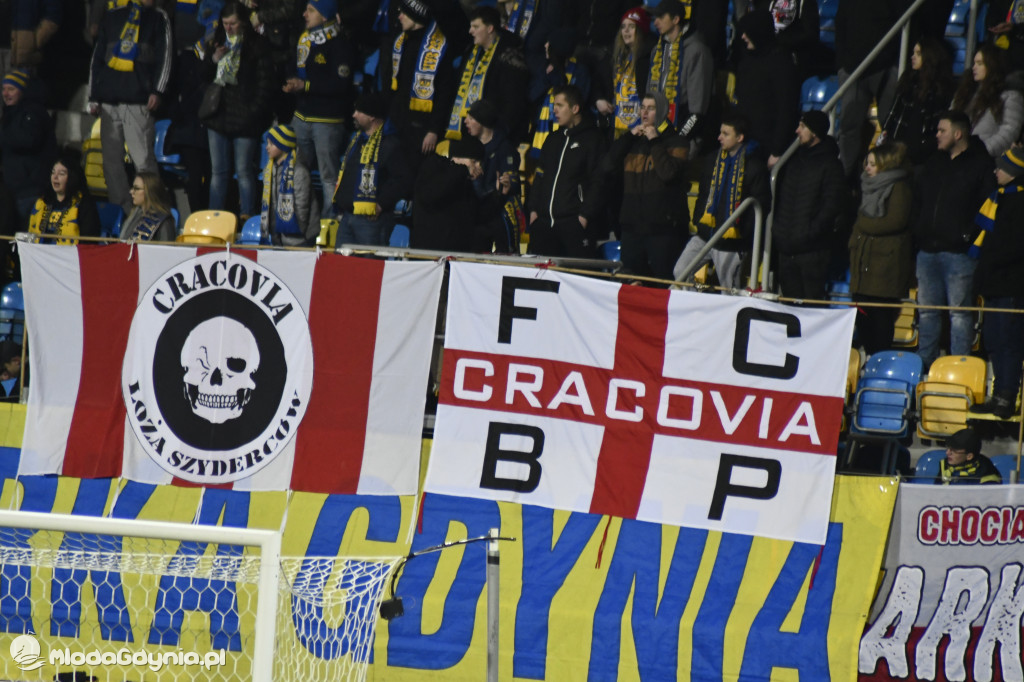 Arka Gdynia 0-1 Cracovia Kraków - 07.02.2020r.
