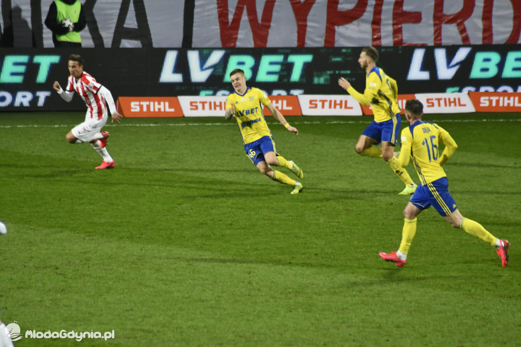 Arka Gdynia 0-1 Cracovia Kraków - 07.02.2020r.