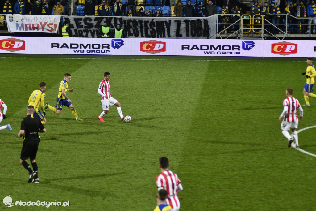 Arka Gdynia 0-1 Cracovia Kraków - 07.02.2020r.
