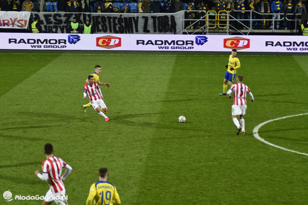 Arka Gdynia 0-1 Cracovia Kraków - 07.02.2020r.
