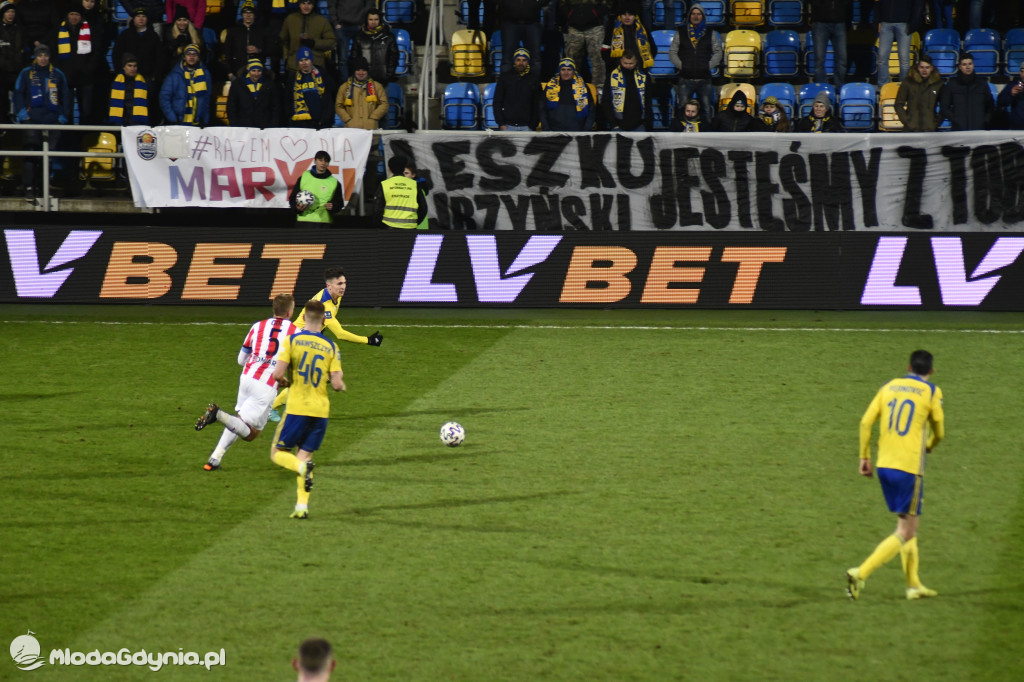 Arka Gdynia 0-1 Cracovia Kraków - 07.02.2020r.