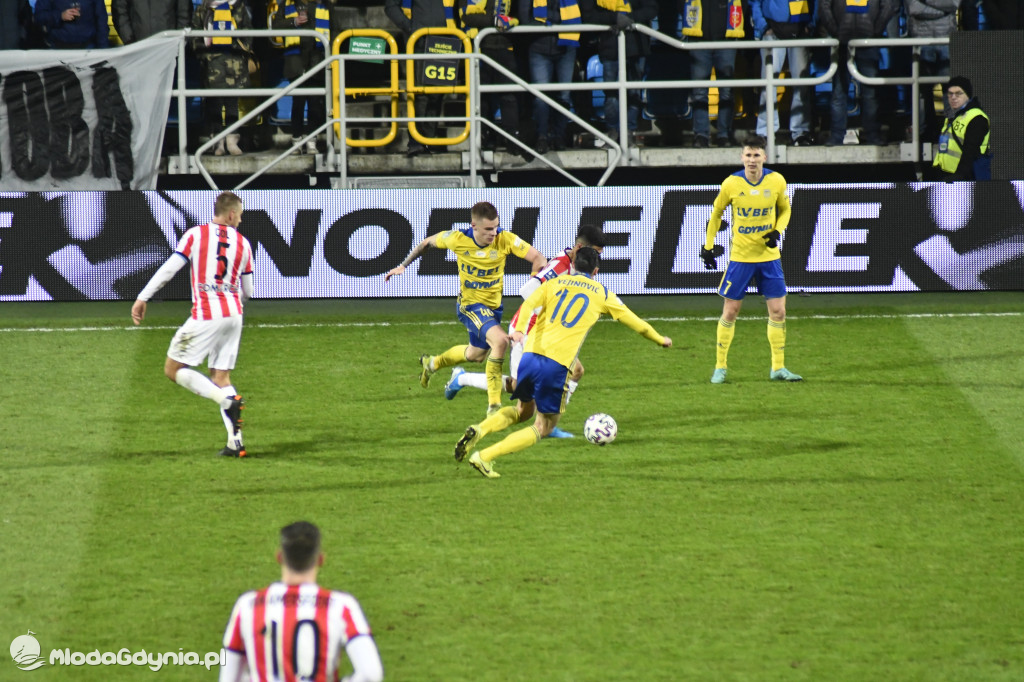 Arka Gdynia 0-1 Cracovia Kraków - 07.02.2020r.