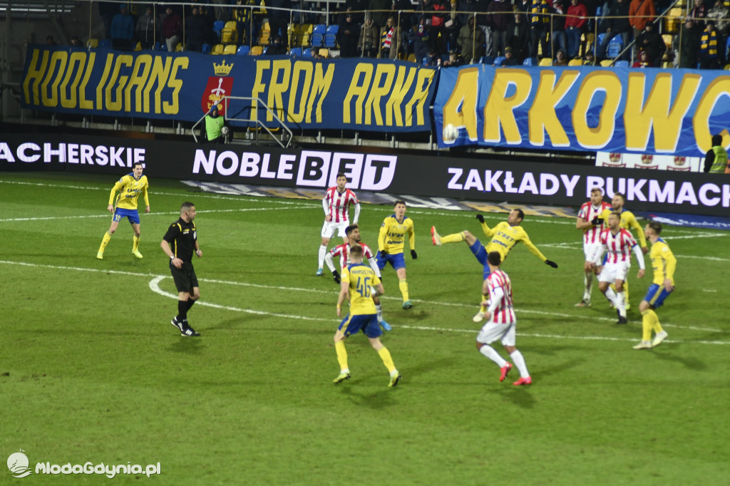 Arka Gdynia 0-1 Cracovia Kraków - 07.02.2020r.