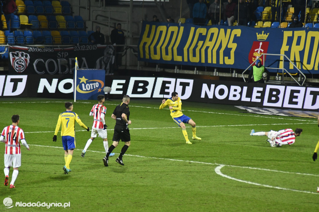Arka Gdynia 0-1 Cracovia Kraków - 07.02.2020r.