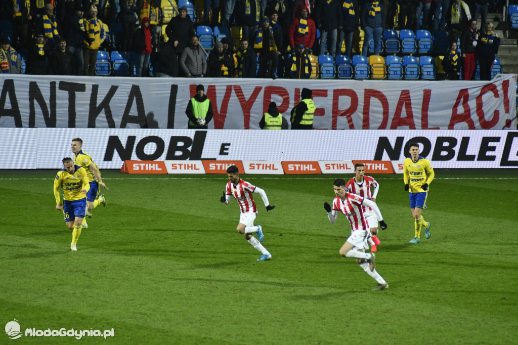 Arka Gdynia 0-1 Cracovia Kraków - 07.02.2020r.