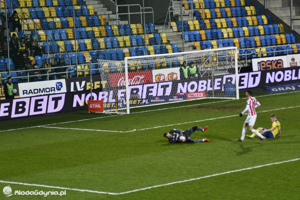 Arka Gdynia 0-1 Cracovia Kraków - 07.02.2020r.