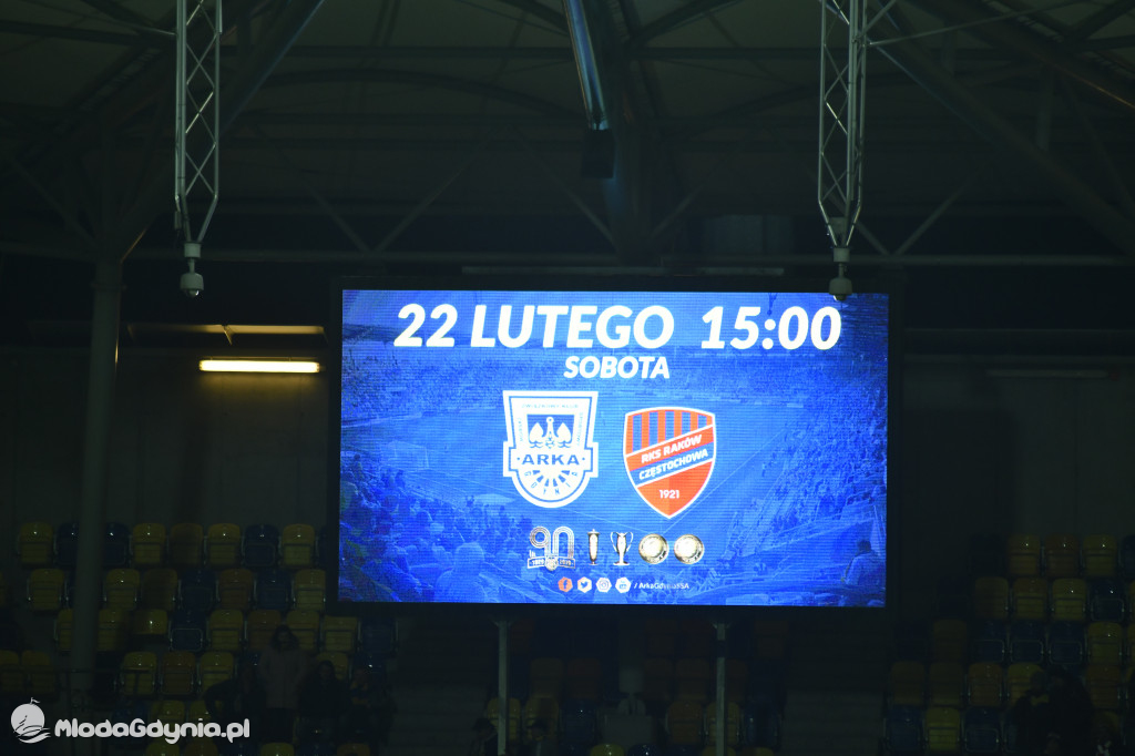 Arka Gdynia 0-1 Cracovia Kraków - 07.02.2020r.