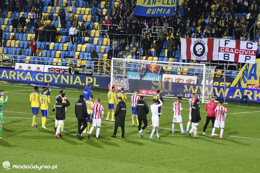 Arka Gdynia 0-1 Cracovia Kraków - 07.02.2020r.