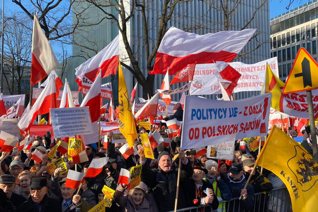 Demonstracja w obronie reformy sądownictwa 08.02.2020