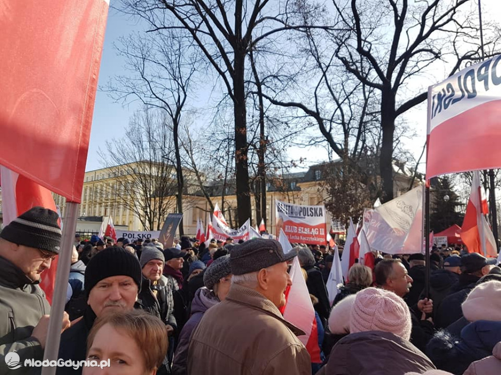 Demonstracja w obronie reformy sądownictwa 08.02.2020
