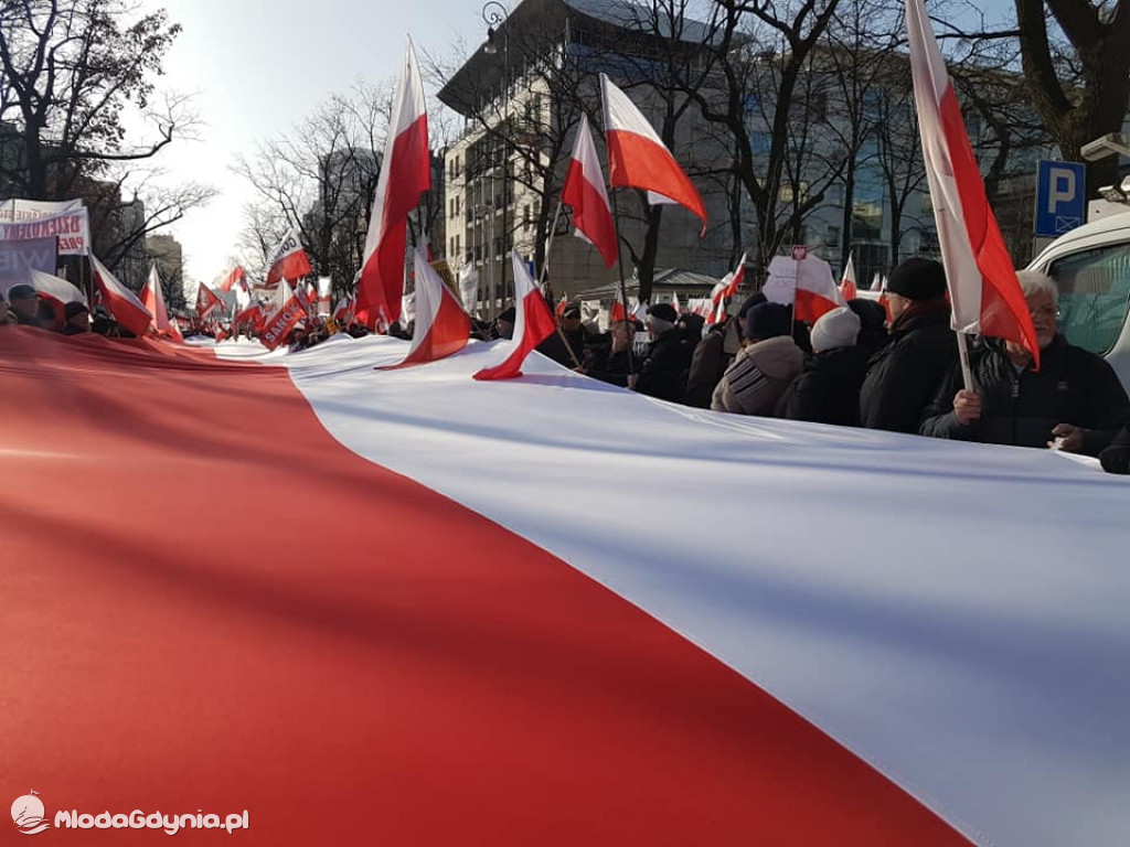 Demonstracja w obronie reformy sądownictwa 08.02.2020