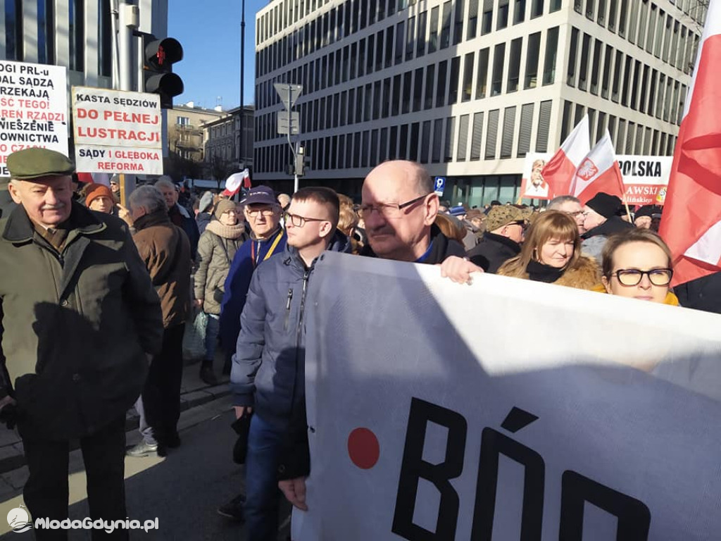 Demonstracja w obronie reformy sądownictwa 08.02.2020