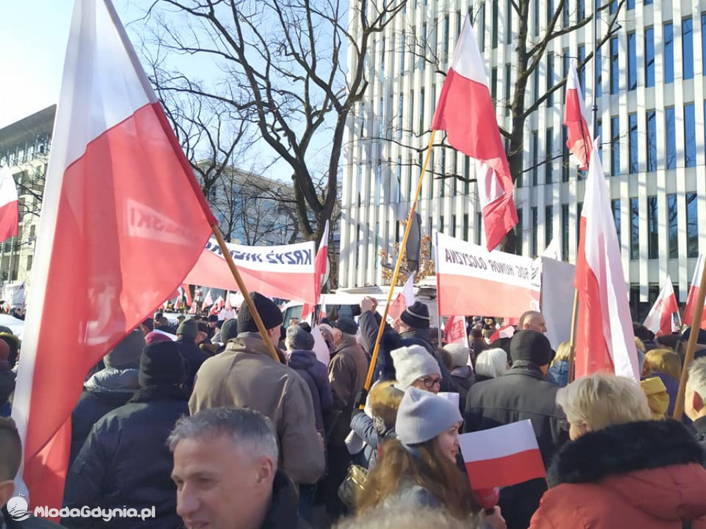Demonstracja w obronie reformy sądownictwa 08.02.2020