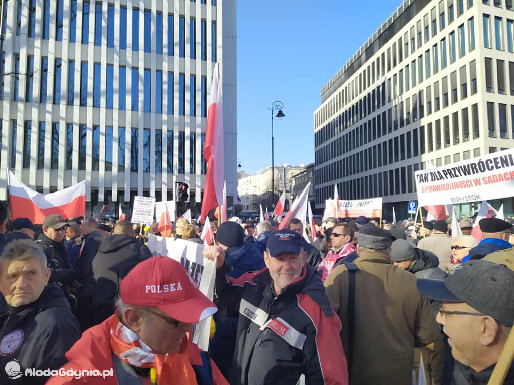 Demonstracja w obronie reformy sądownictwa 08.02.2020
