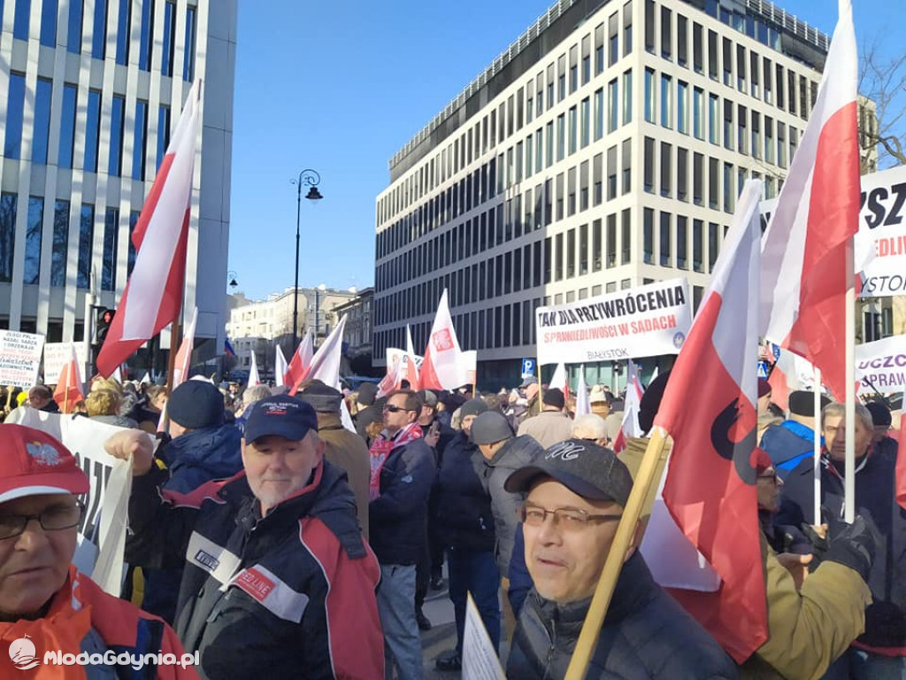 Demonstracja w obronie reformy sądownictwa 08.02.2020