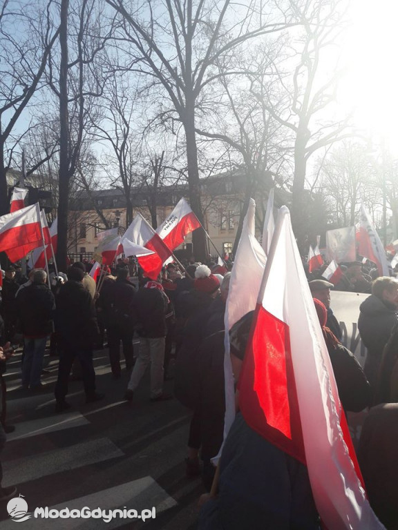 Demonstracja w obronie reformy sądownictwa 08.02.2020