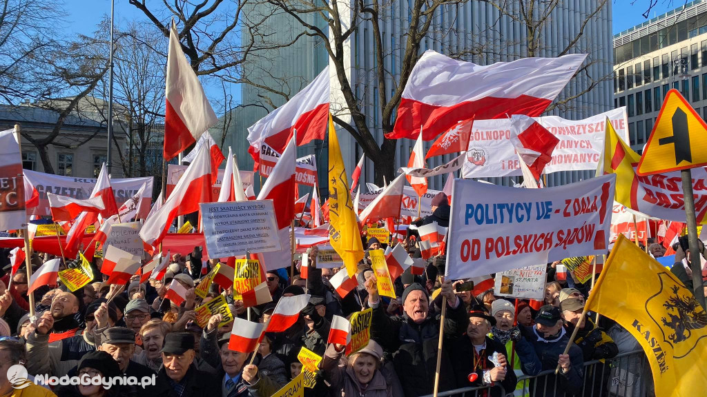Demonstracja w obronie reformy sądownictwa 08.02.2020