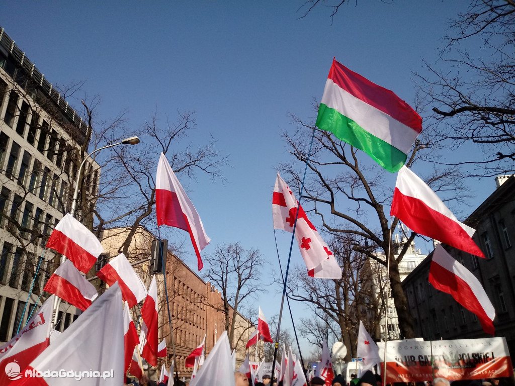 Demonstracja w obronie reformy sądownictwa 08.02.2020