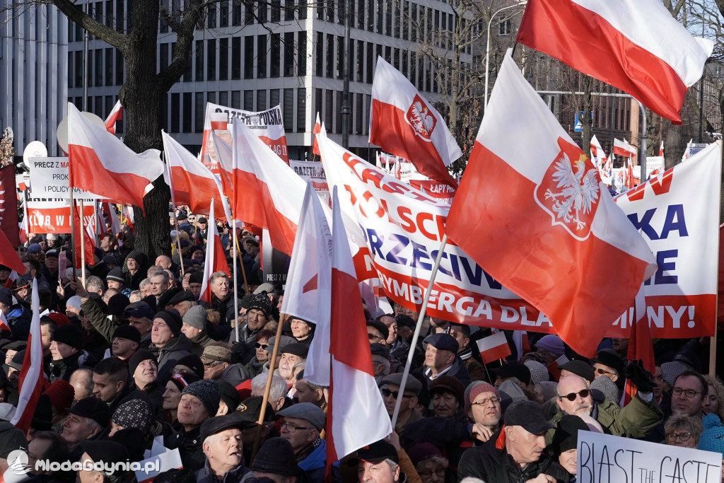 Demonstracja w obronie reformy sądownictwa 08.02.2020