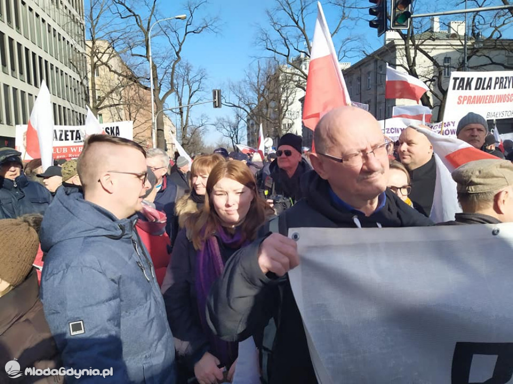 Demonstracja w obronie reformy sądownictwa 08.02.2020