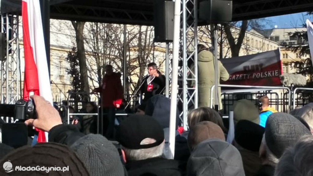 Demonstracja w obronie reformy sądownictwa 08.02.2020