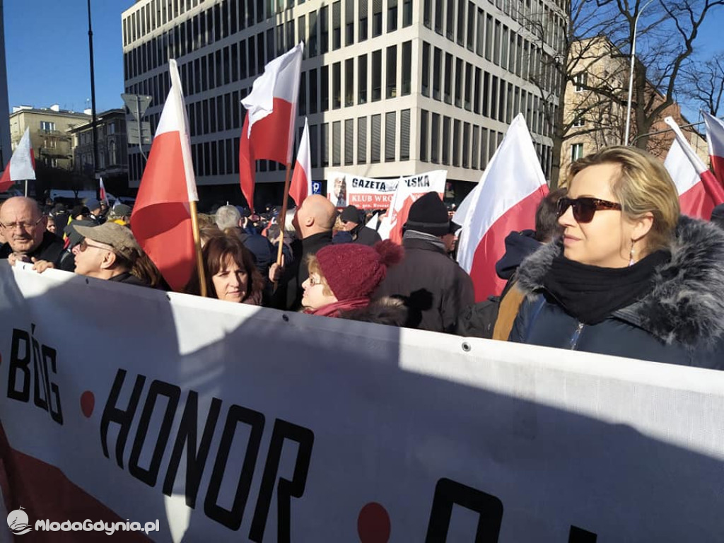 Demonstracja w obronie reformy sądownictwa 08.02.2020