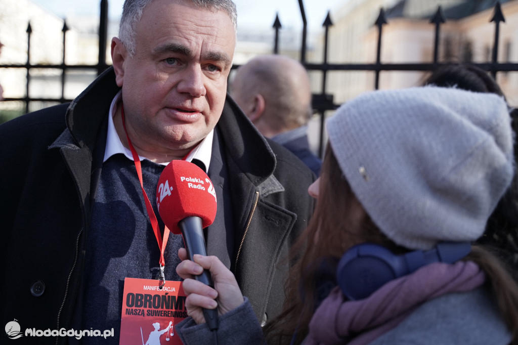 Demonstracja w obronie reformy sądownictwa 08.02.2020