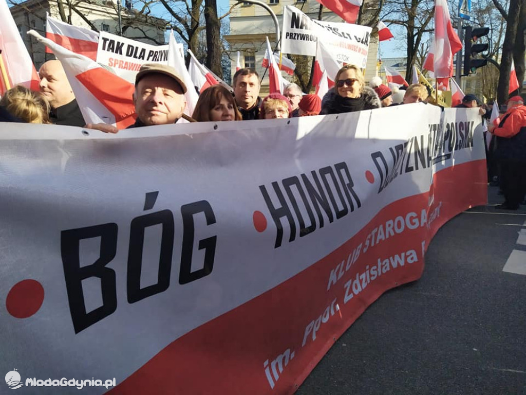 Demonstracja w obronie reformy sądownictwa 08.02.2020