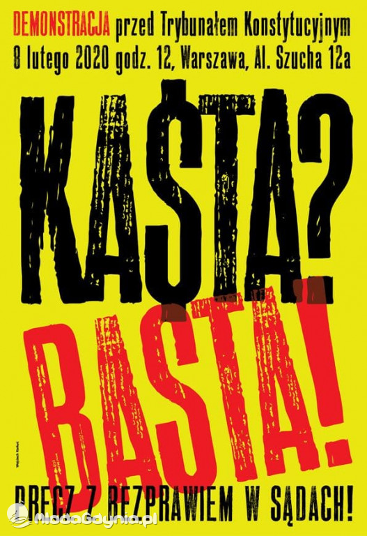Demonstracja w obronie reformy sądownictwa 08.02.2020