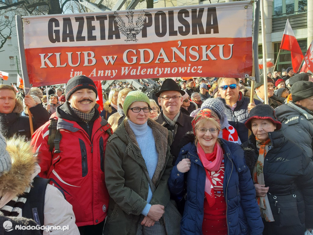 Demonstracja w obronie reformy sądownictwa 08.02.2020