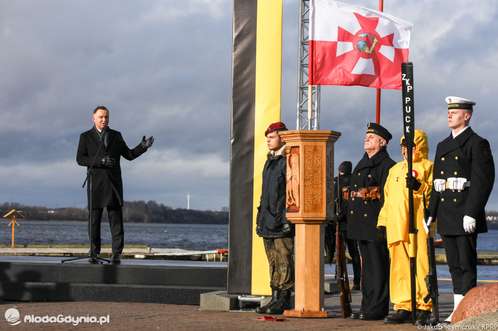 Prezydent Andrzej Duda na 100 leciu Zaślubin z Morzem