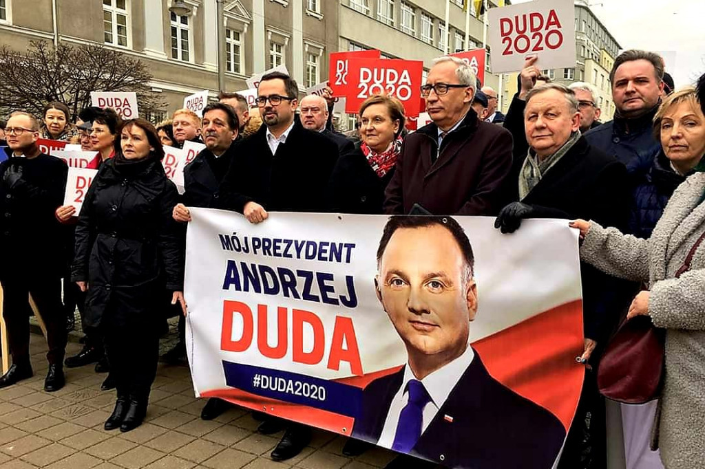 Zbiórka podpisów dla kandydata na Prezydenta RP - Andrzej Duda