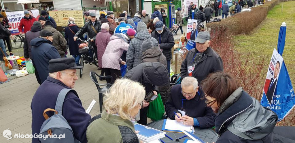 Zbiórka podpisów dla kandydata na Prezydenta RP - Andrzej Duda