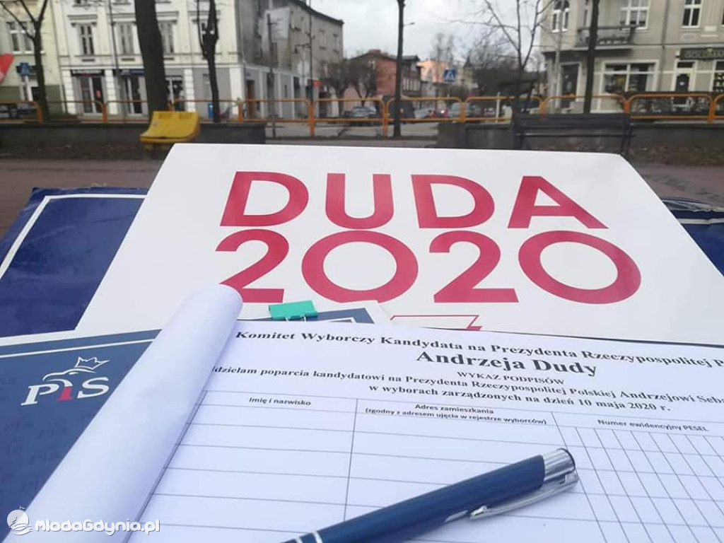 Zbiórka podpisów dla kandydata na Prezydenta RP - Andrzej Duda