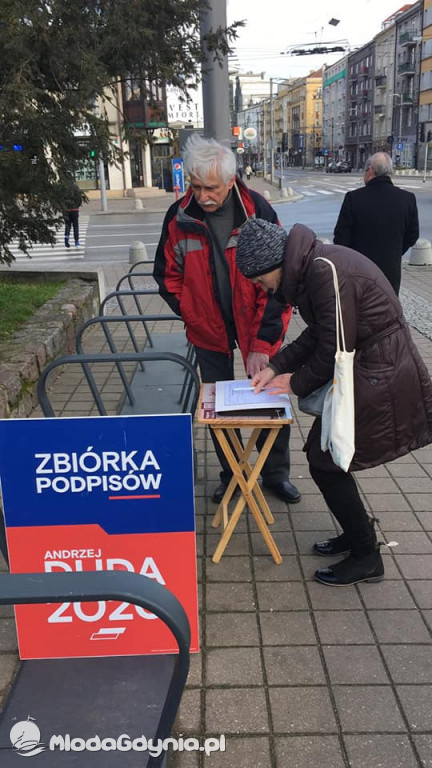 Zbiórka podpisów dla kandydata na Prezydenta RP - Andrzej Duda