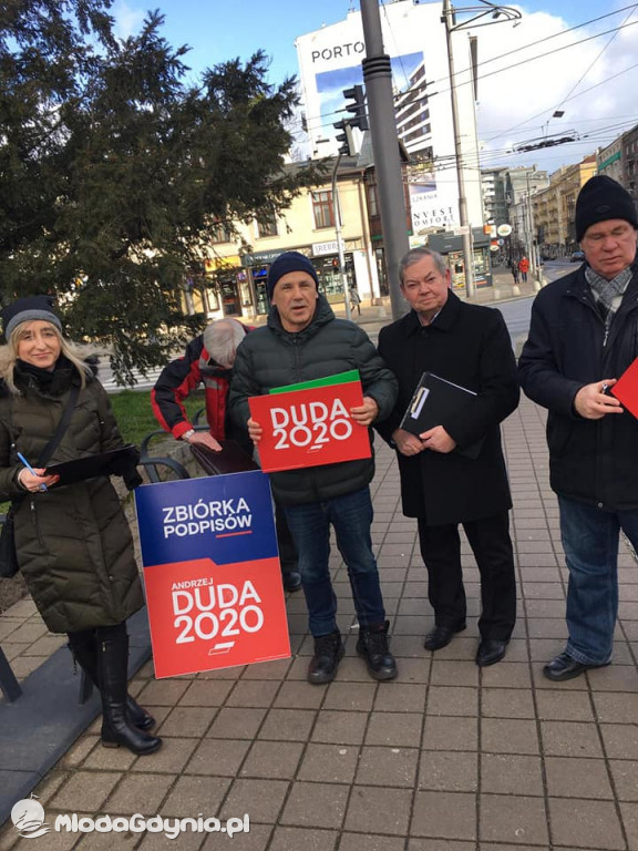 Zbiórka podpisów dla kandydata na Prezydenta RP - Andrzej Duda