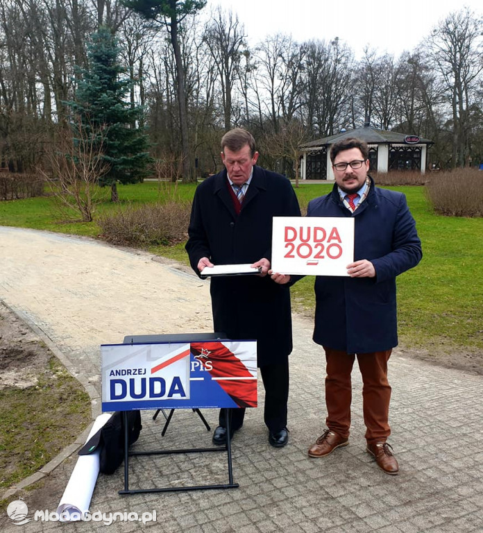 Zbiórka podpisów dla kandydata na Prezydenta RP - Andrzej Duda