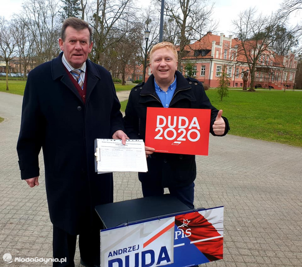 Zbiórka podpisów dla kandydata na Prezydenta RP - Andrzej Duda