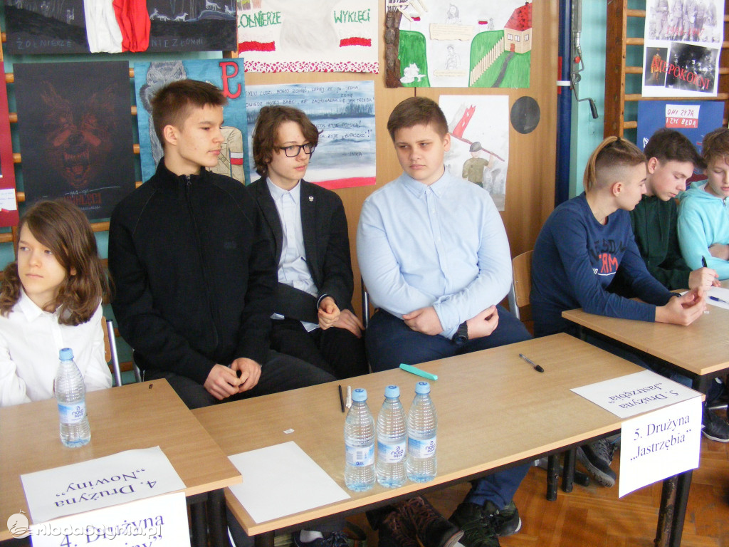 III edycja Międzyszkolnego Konkursu Wiedzy o Żołnierzach Niezłomnych w SP 13